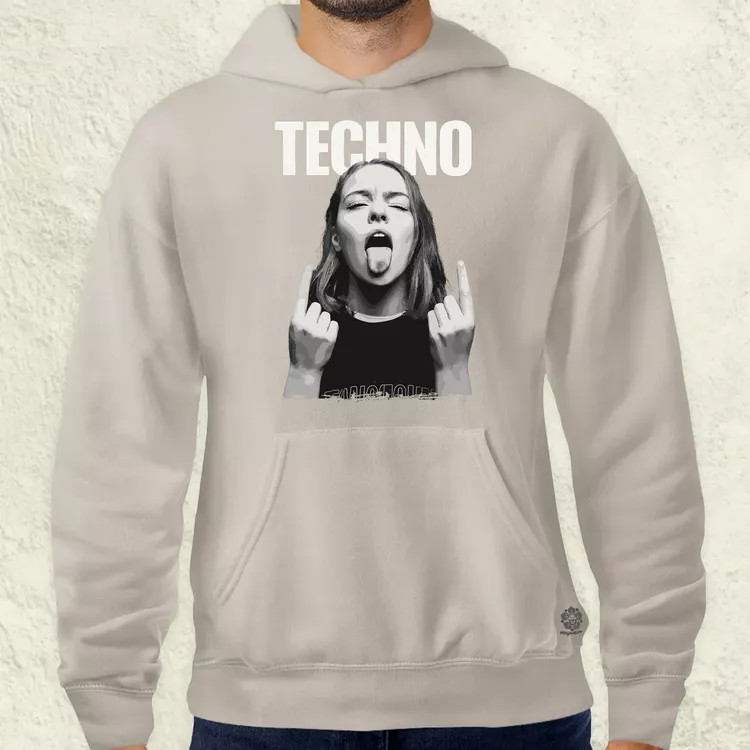 Techno férfi pulóver