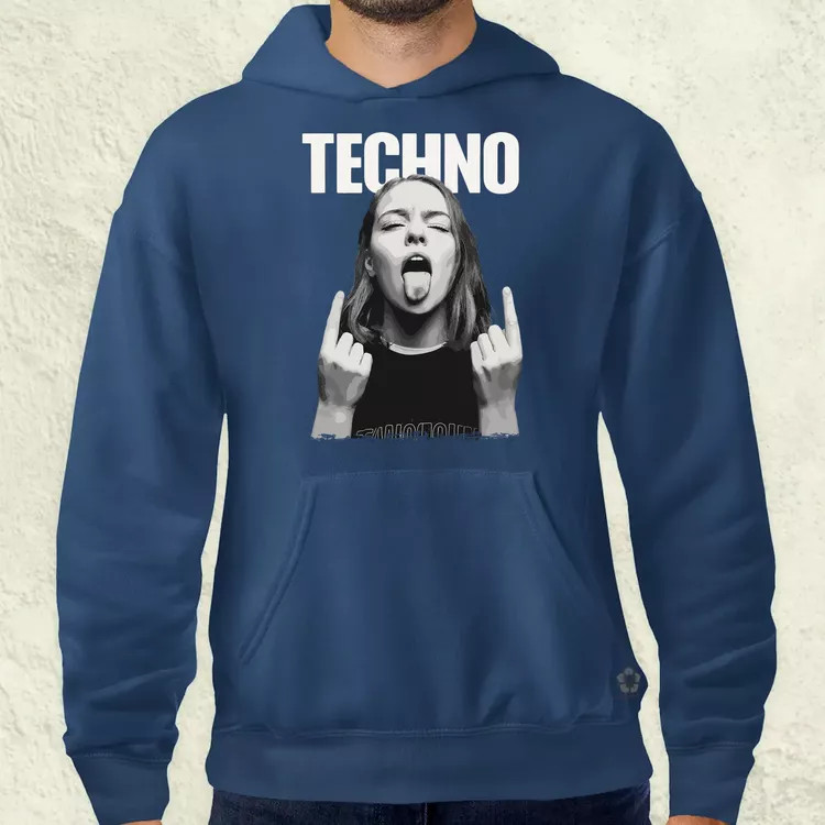 Techno férfi pulóver