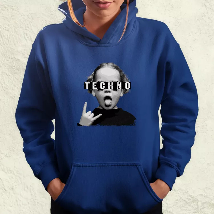 Techno lány női pulóver
