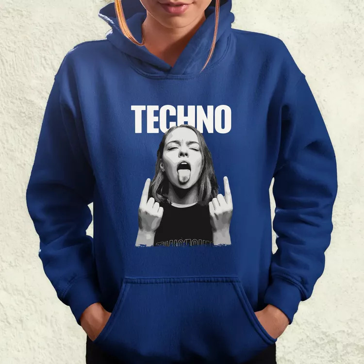 Techno női pulóver