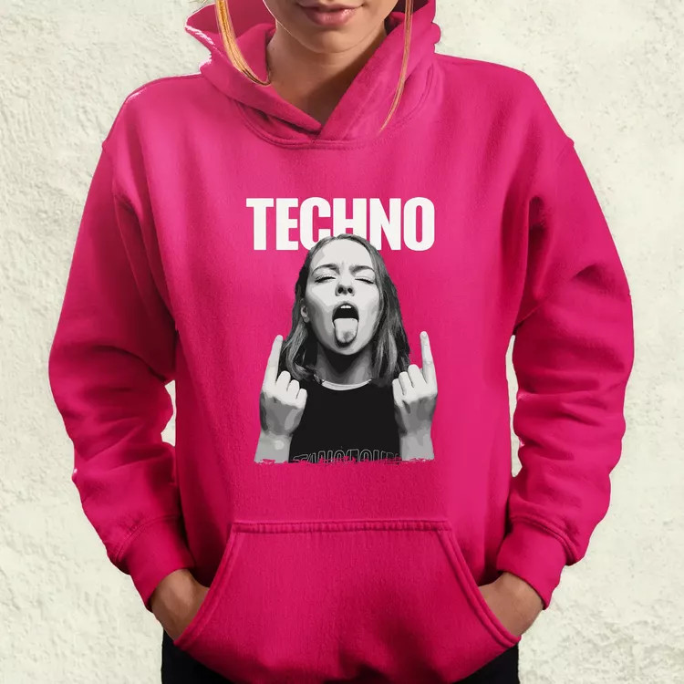 Techno női pulóver