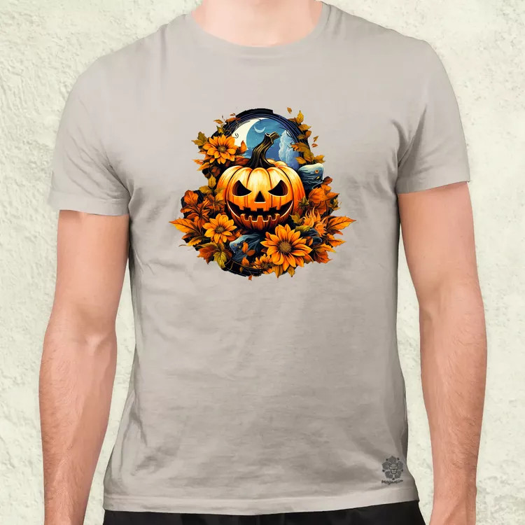 Halloween tök v3 férfi póló