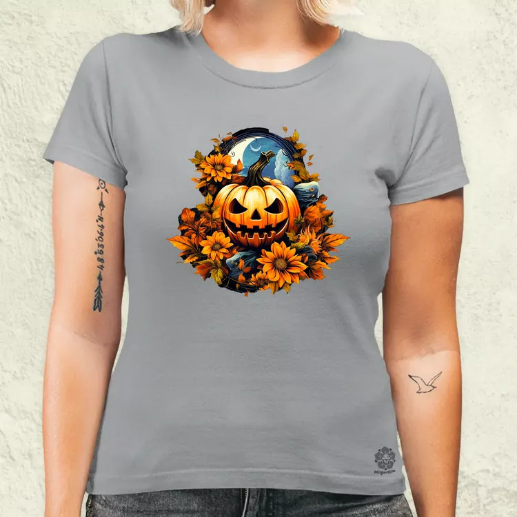 Halloween tök v3 női póló