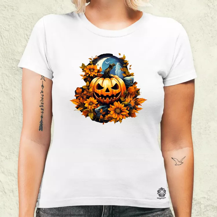 Halloween tök v3 női póló