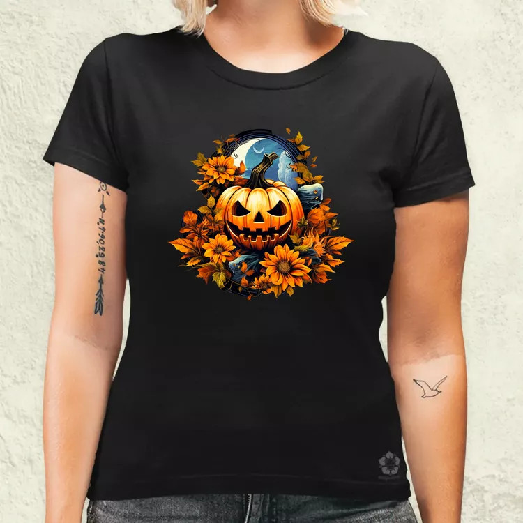 Halloween tök v3 női póló