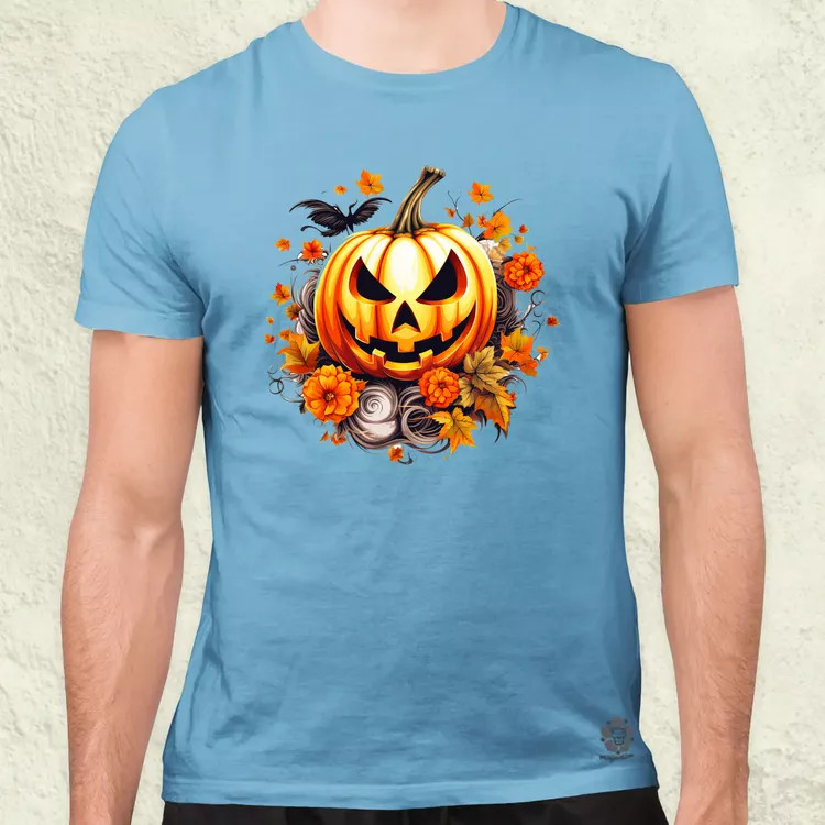 Halloween tök v4 férfi póló