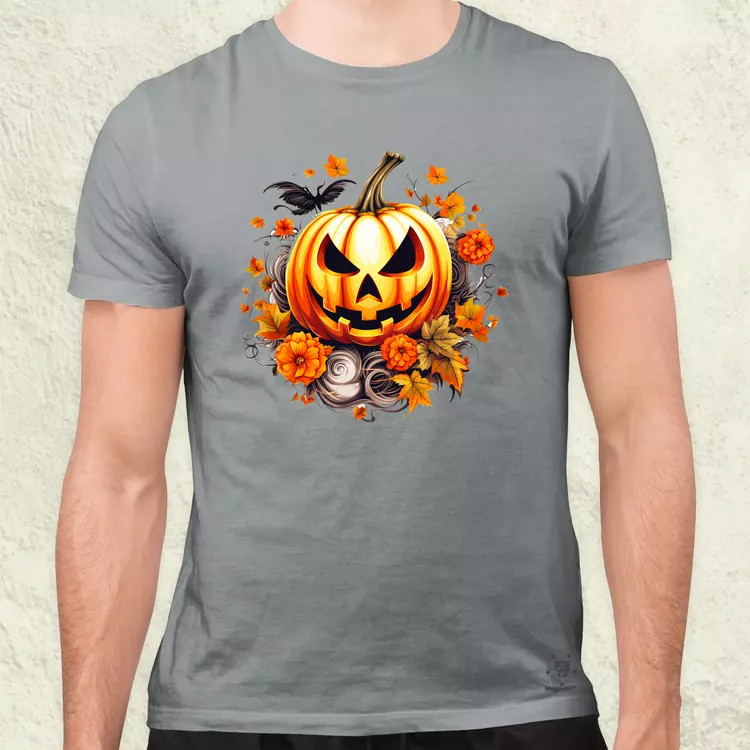 Halloween tök v4 férfi póló
