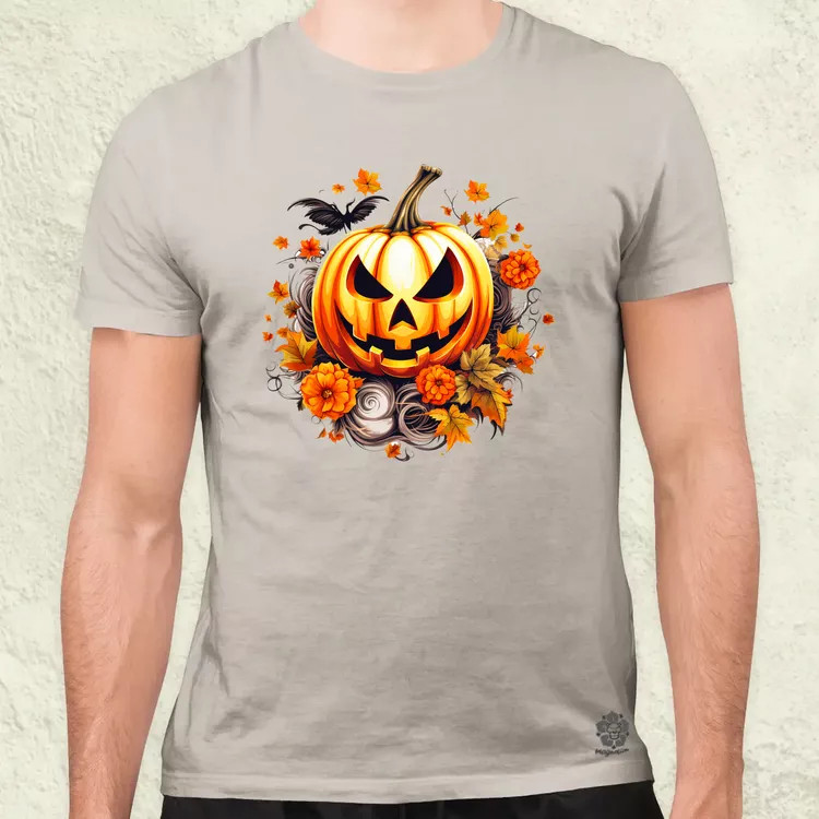 Halloween tök v4 férfi póló