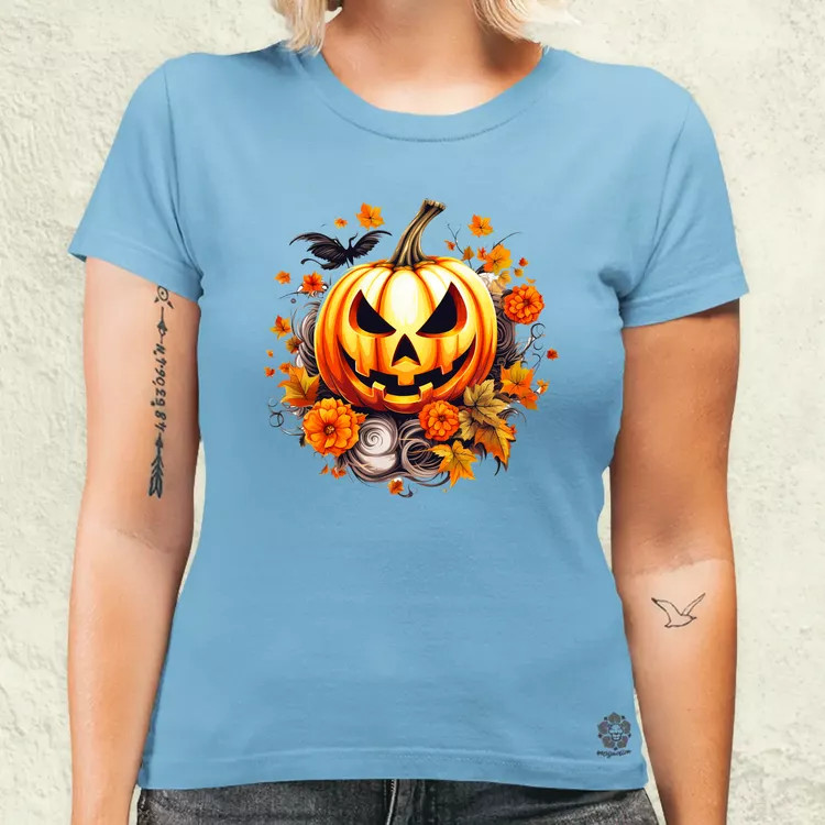 Halloween tök v4 női póló