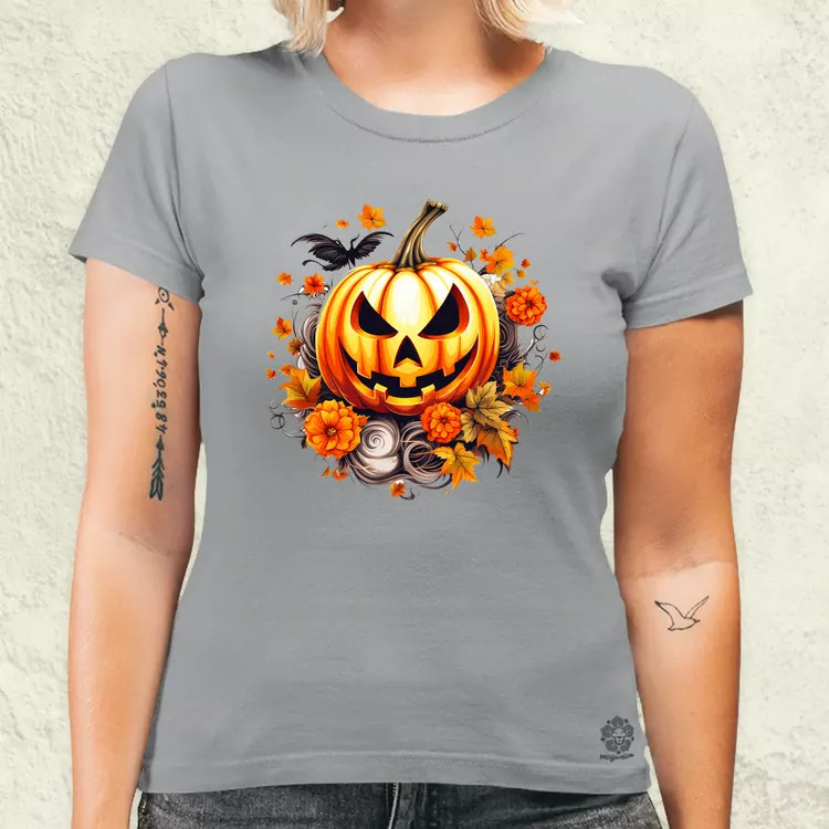 Halloween tök v4 női póló