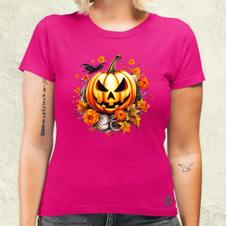 Halloween tök v4 női póló