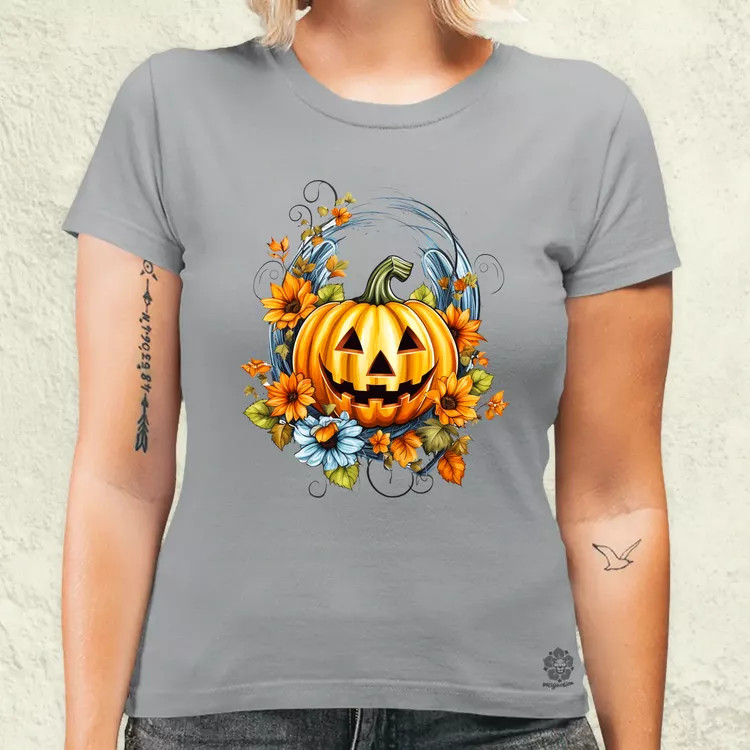 Halloween tök v7 női póló