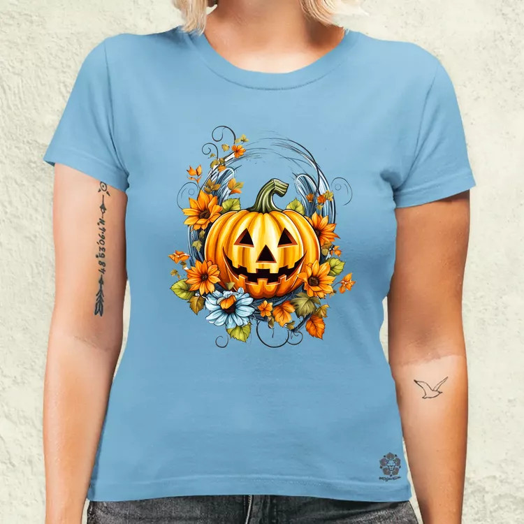 Halloween tök v7 női póló