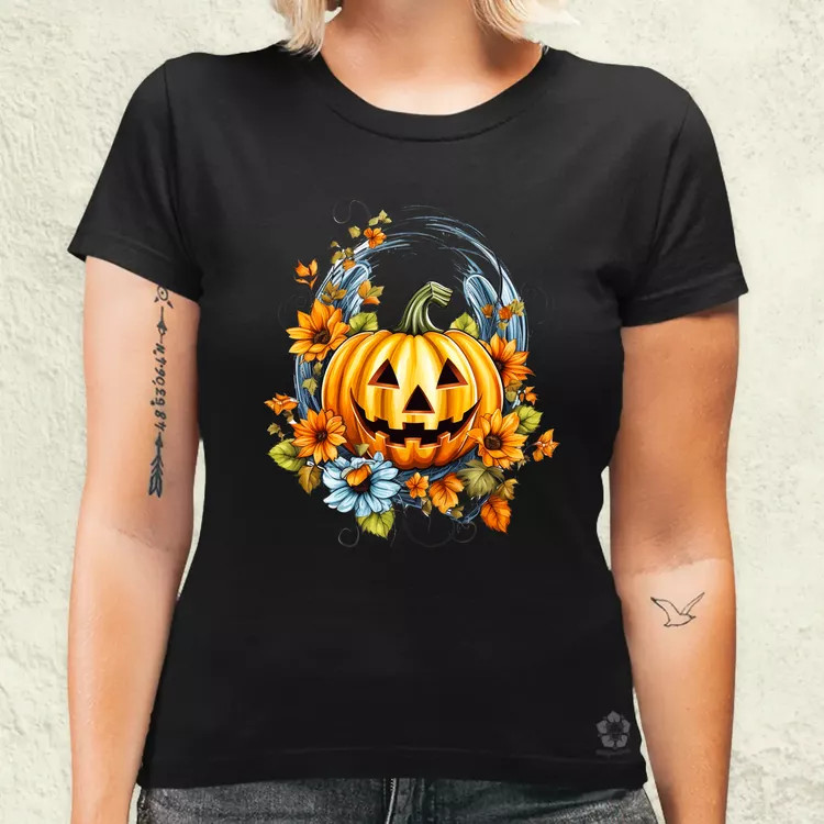 Halloween tök v7 női póló