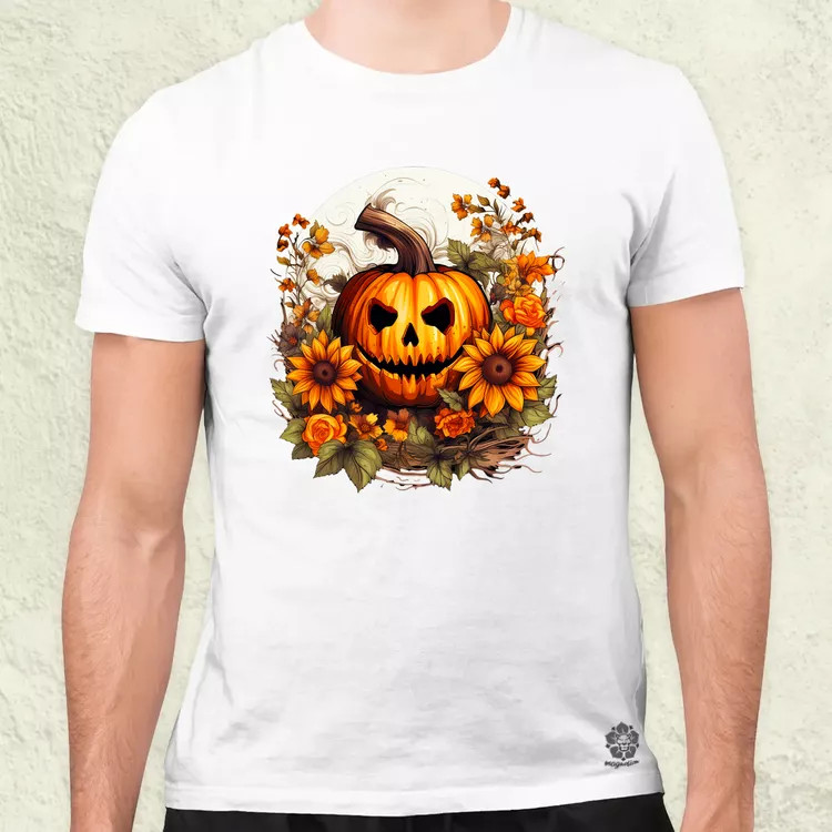 Halloween tök v8 férfi póló