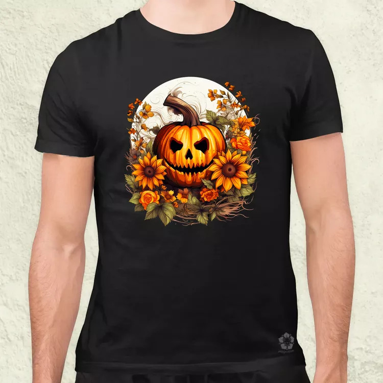 Halloween tök v8 férfi póló