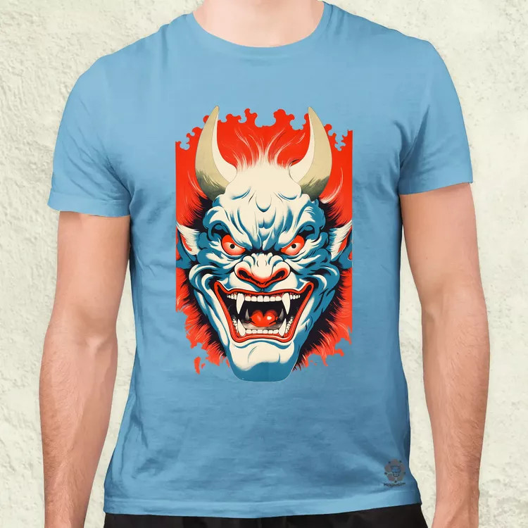 Hannya maszk fantázia v1 férfi póló