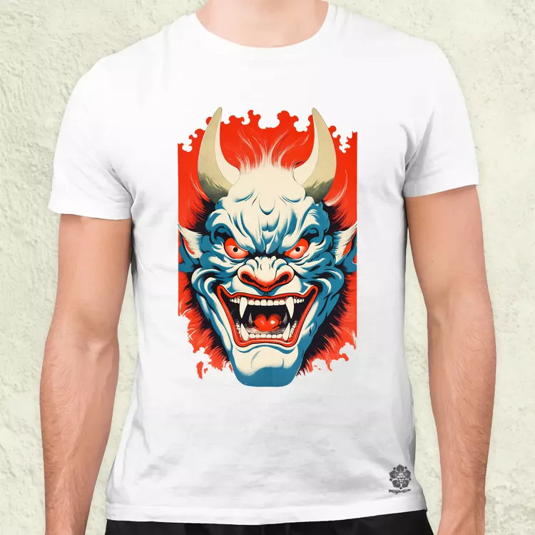 Hannya maszk fantázia v1 férfi póló