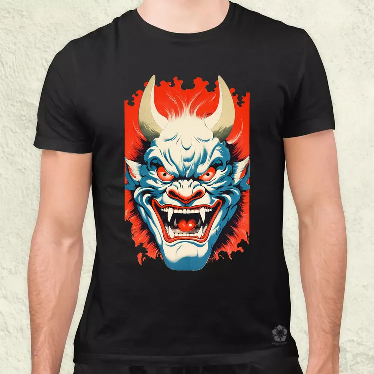 Hannya maszk fantázia v1 férfi póló