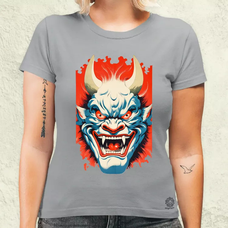 Hannya maszk fantázia v1 női póló