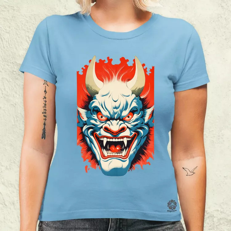 Hannya maszk fantázia v1 női póló