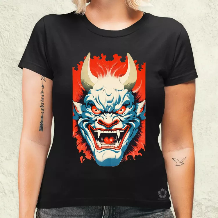 Hannya maszk fantázia v1 női póló