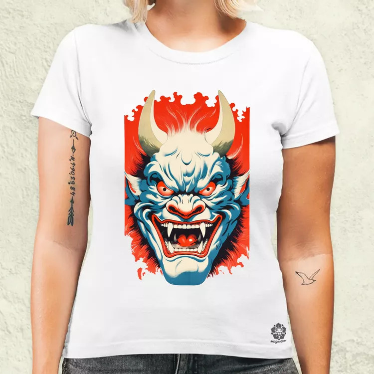 Hannya maszk fantázia v1 női póló