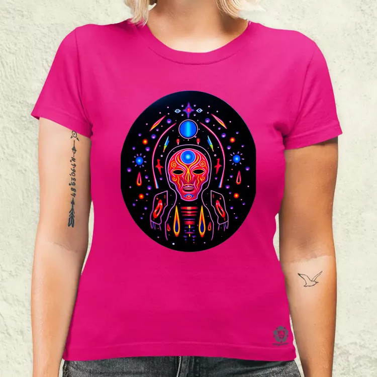 Huichol mágikus idegenek v3 női póló