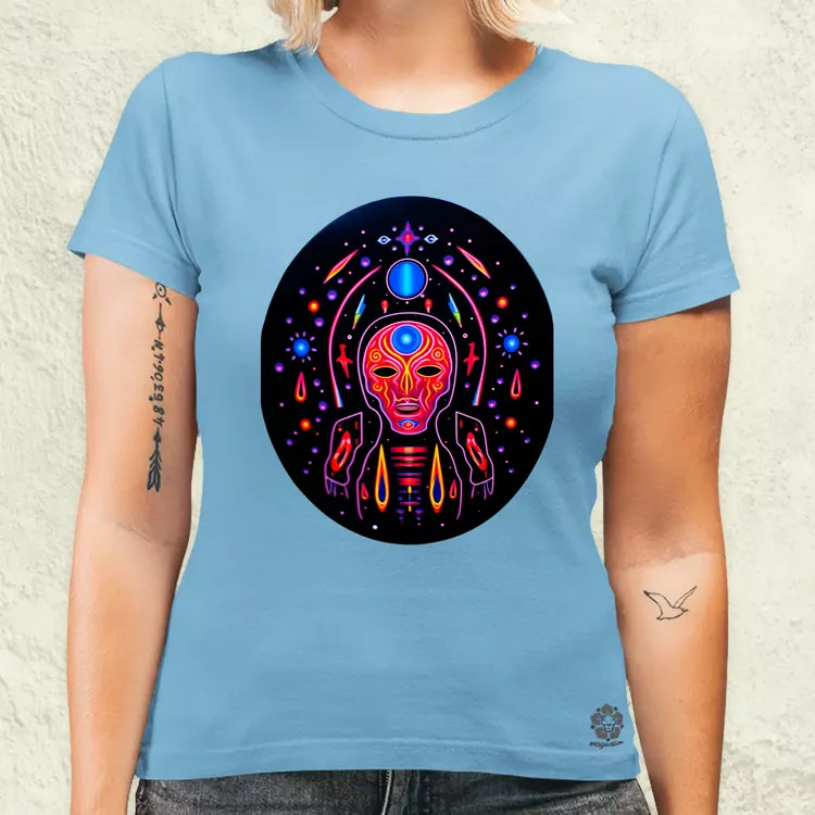 Huichol mágikus idegenek v3 női póló