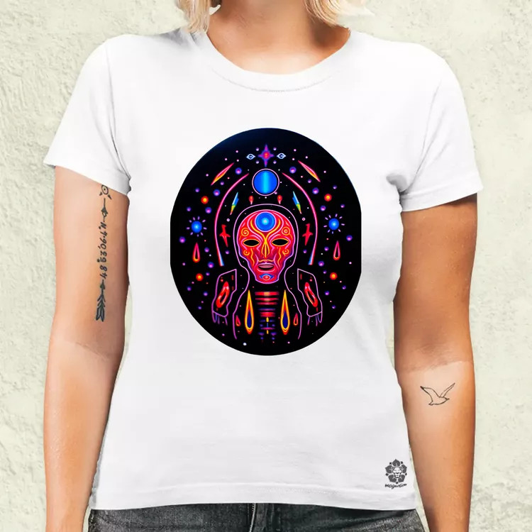Huichol mágikus idegenek v3 női póló
