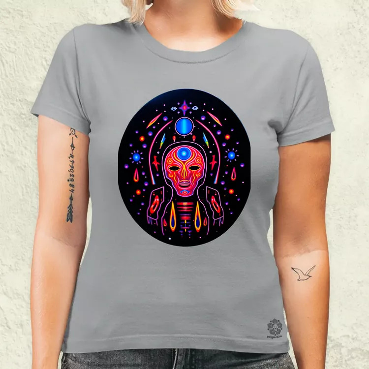 Huichol mágikus idegenek v3 női póló