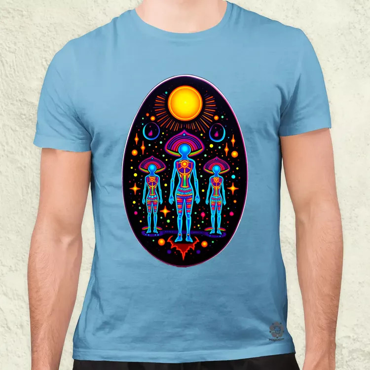 Huichol mágikus idegenek v4 férfi póló
