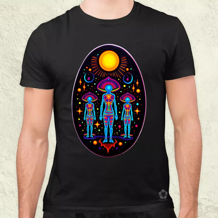 Huichol mágikus idegenek v4 férfi póló