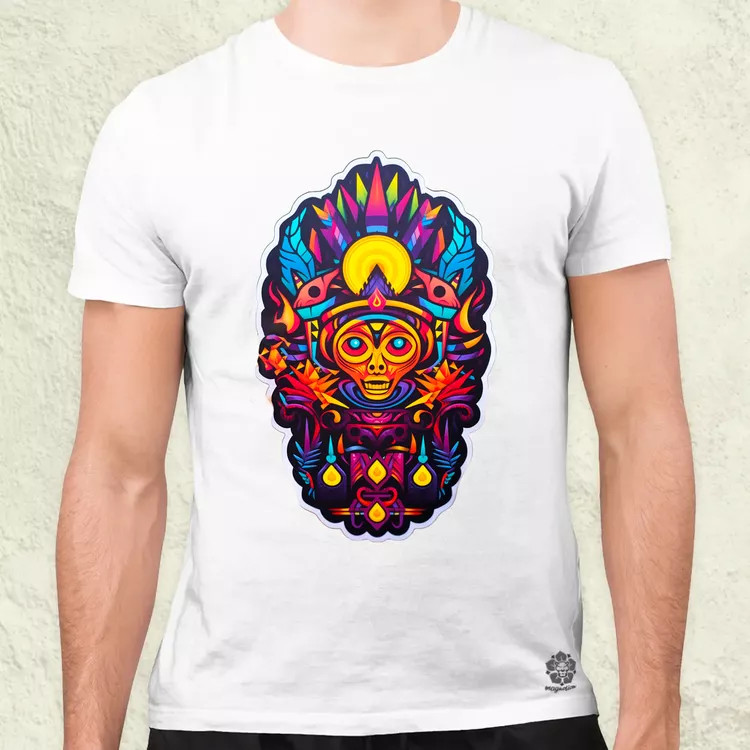 Huichol mágikus idegenek v6 férfi póló
