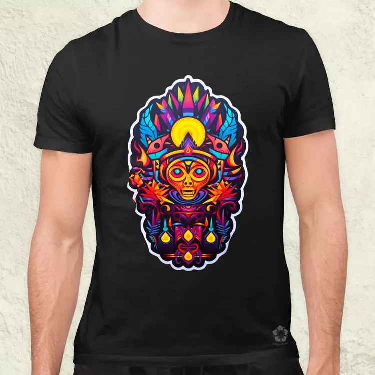 Huichol mágikus idegenek v6 férfi póló