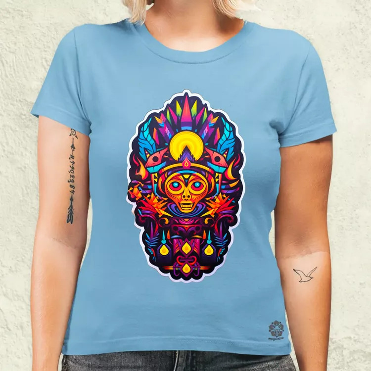Huichol mágikus idegenek v6 női póló