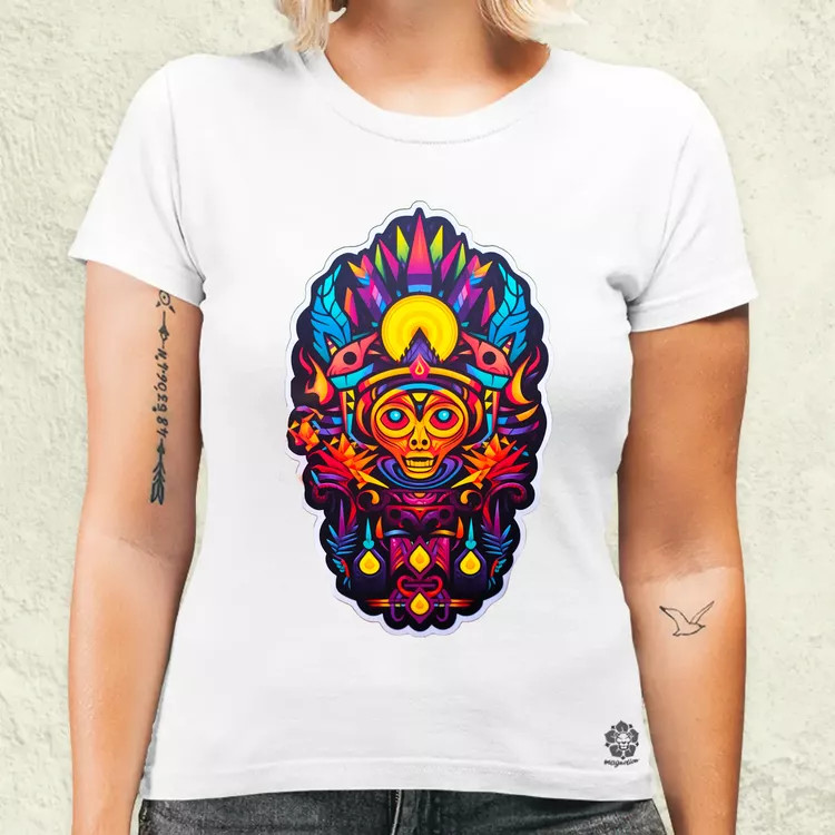 Huichol mágikus idegenek v6 női póló