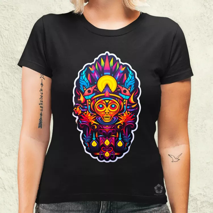 Huichol mágikus idegenek v6 női póló