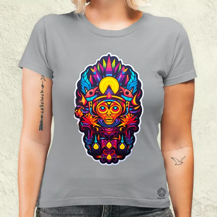 Huichol mágikus idegenek v6 női póló