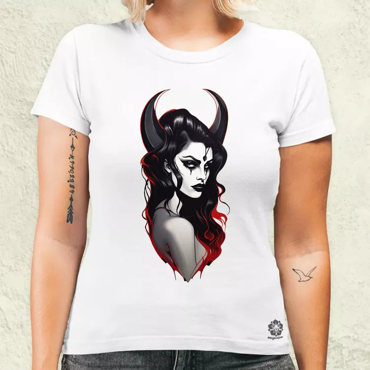 Neo traditional női vámpír tetoválás v4 női póló