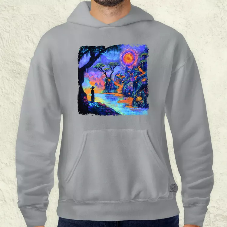 Ayahuasca utazás v3 férfi pulóver
