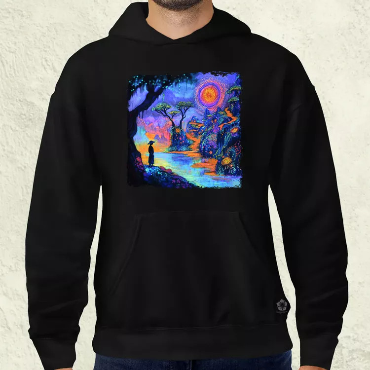Ayahuasca utazás v3 férfi pulóver