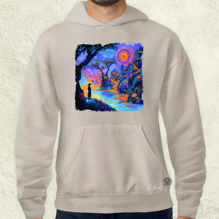 Ayahuasca utazás v3 férfi pulóver