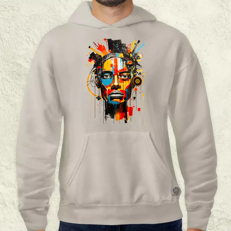 Neo expresszionista Basquiat v2 férfi pulóver