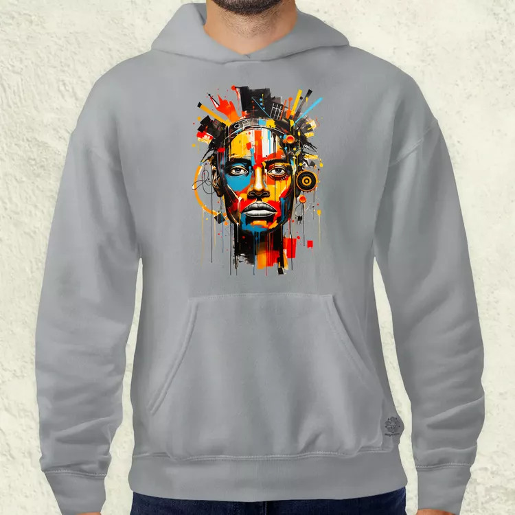 Neo expresszionista Basquiat v2 férfi pulóver