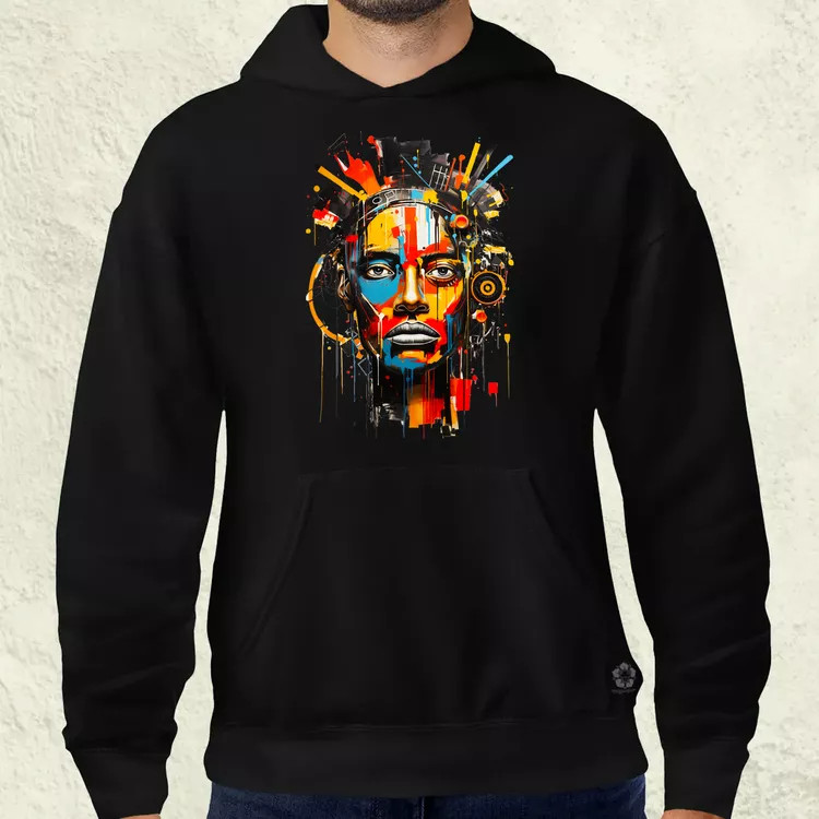 Neo expresszionista Basquiat v2 férfi pulóver