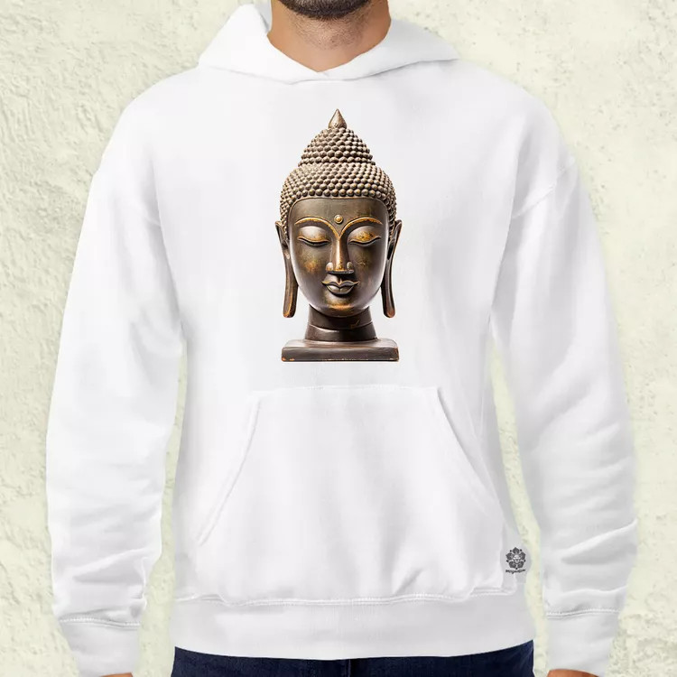 Buddha szobor v1 férfi pulóver