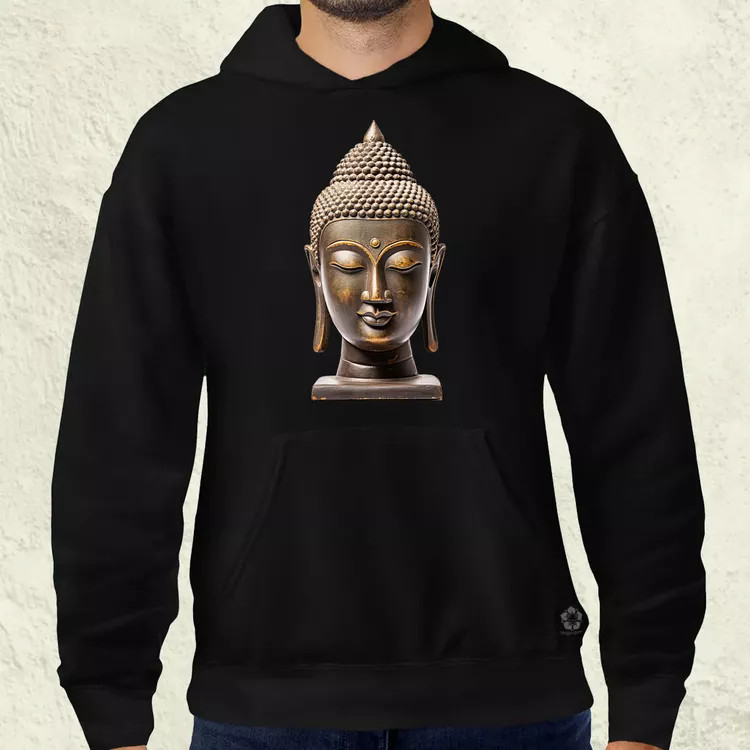 Buddha szobor v1 férfi pulóver