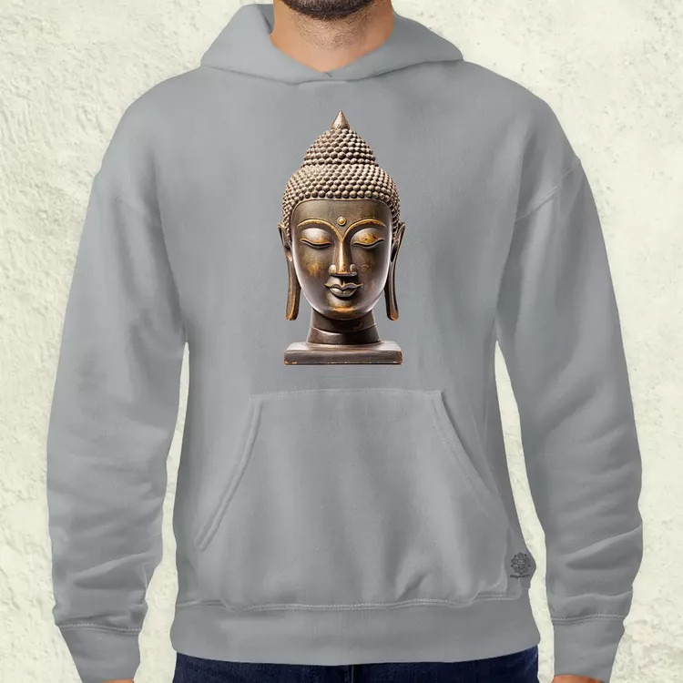 Buddha szobor v1 férfi pulóver