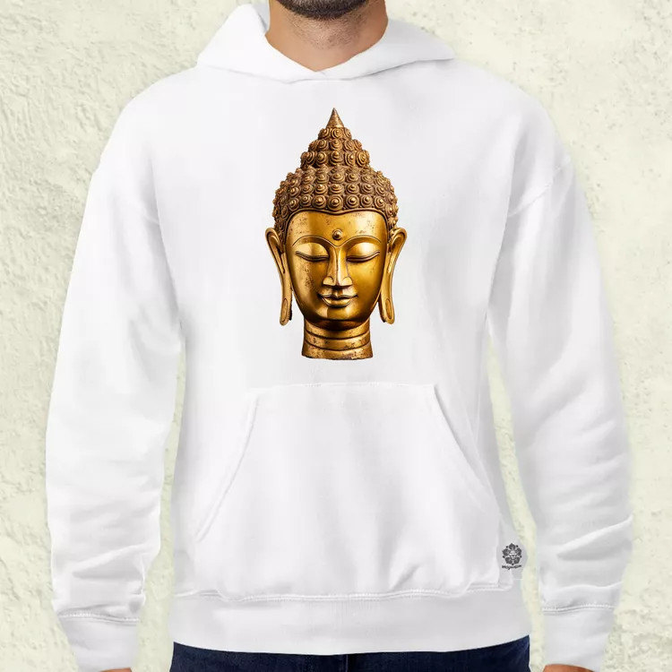 Buddha szobor v2 férfi pulóver